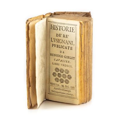 null GIBLET (H., ed.); LOREDANO (Gian Francesco). Historie de' ré Lusignani, publicate...