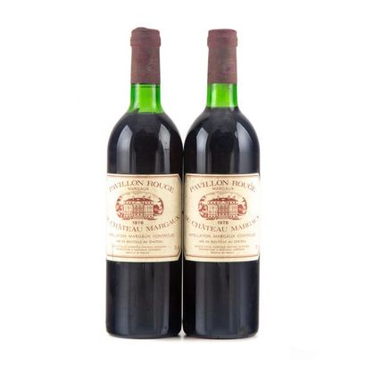 2 bouteilles PAVILLON ROUGE 1976 (2e vin...
