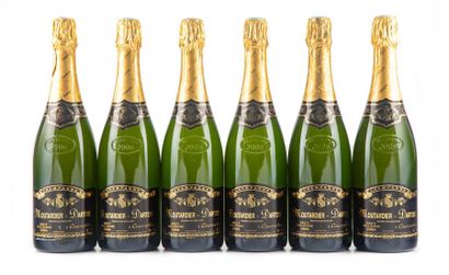 null 6 bottles Champagne MOUTARDIER-DARTOIS, Vintage 2006