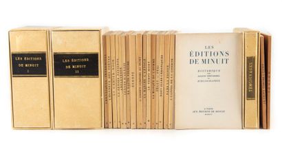 Éditions de Minuit. Réunion de 19 volumes...
