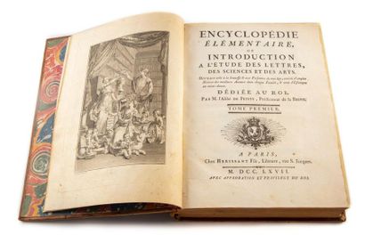 null PETITY (Jean-Raymond de). Encyclopédie élémentaire ou introduction à l'étude...