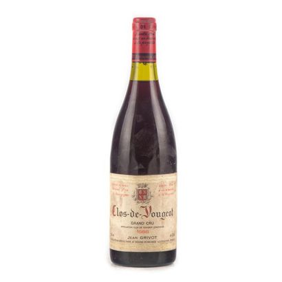 null 1 bouteille CLOS DE VOUGEOT 1986 Grand Cru Jean Grivot (niveau entre 2 et 2,5cm,...