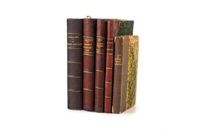 null [Occultism] Set of 5 works from the library of Albert Legrand, publisher in...