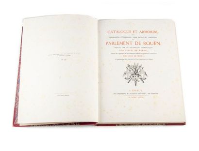 null MERVAL (Stéphane de). Catalogue and armorial of the presidents, councillors,...