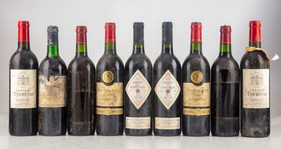  9 bouteilles : 2 bouteilles DOMAINE DE CONTENSON 2000 Vin de Pays d'Oc, 2 bouteilles...