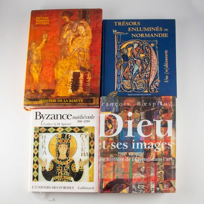 null Set of 4 books including : 

- François Boespflug, Dieu et ses images : une...