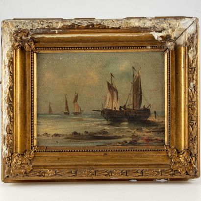 null 19th century french school

Pair of Marines

Oil on cardboard

Signed lower...
