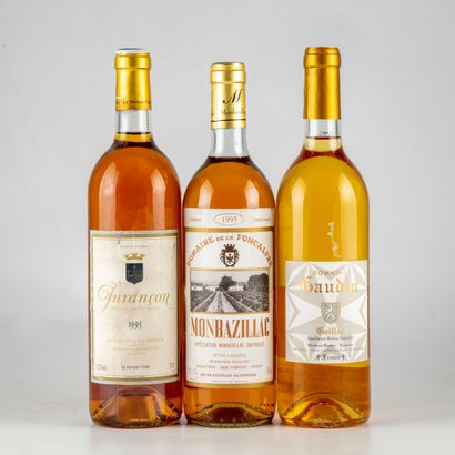 null Ensemble de 3 bouteilles comprenant :

- 1B Domaine de la Foncalpré, Mobazillac,...