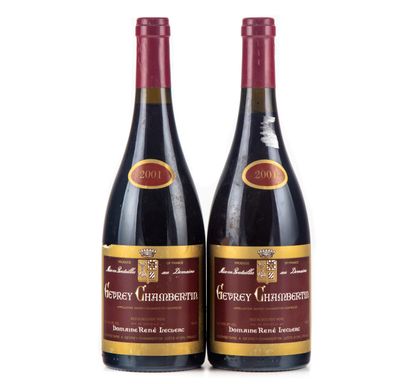 null 2 bouteilles Domaine René Leclerc, Gevrey-Chambertin, 2001