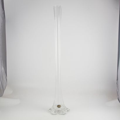 null Important soliflore en cristal.

H. : 79 cm