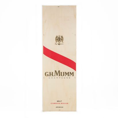 null 1 bottle Jeroboam of Champagne G.H. MUMM, red cord, brut.