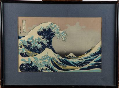 null Katsushika HOKUSAI(1760-1849) 

La Grande vague de Kanagawa

Estampe

Edition...