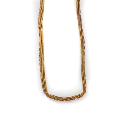 null Tubogaz necklace in yellow gold (twisted)

Weight: 15.5 g.