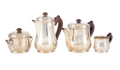 TETARD Maison TETARD
Tea and coffee set in an ovoid shape on a small plain silver...