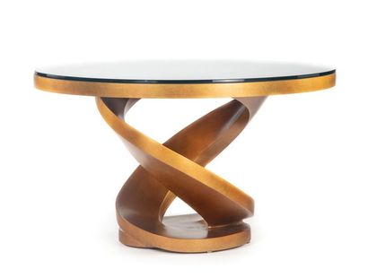 null Contemporary work - XXth
Dining room table made up of an important openwork...