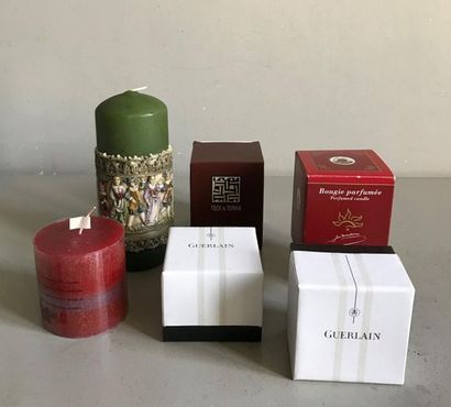 null Set of scented candles ( Guerlain - Roger&Gallet - Etc )
In their box