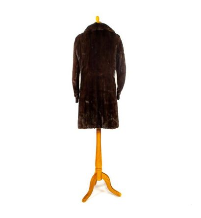 HERMES HERMES Sport 
3/4 length fitted mink jacket and calfskin velvet headbands...