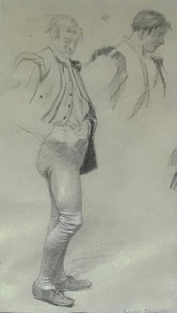 BRILLOUIN Louis Georges BRILLOUIN (1817-1893)
Etude de personnages
Dessin au crayon...