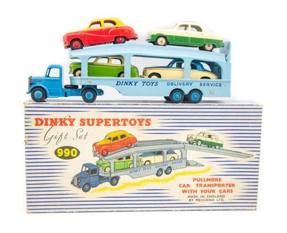 null DINKY SUPERTOYS 1/43
Beau et rare coffret contenant un camion transport de voitures...