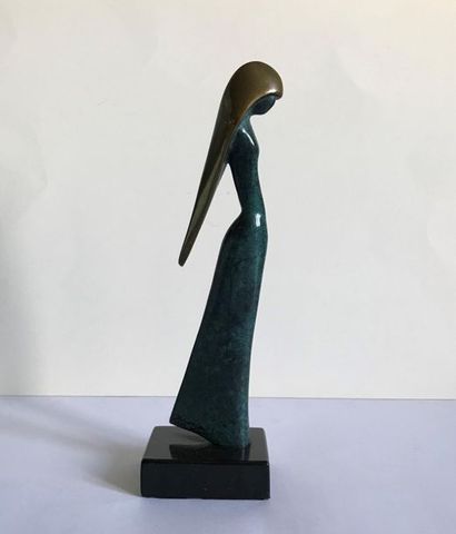 BRASLOU BRASLOU - XXth
Woman
Bronze with two patinas
Signed and dated 1986 n° 146/250
H.:...