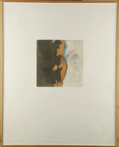 null SUAV - XXth
Naked back
Lithograph
Signed lower left and n° 145/150
20 x 20 cm...