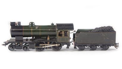 null RM PARIS (Marescot)
Locomotive 220 type electric steam, green painted sheet...