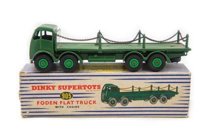 DINKY TOYS DINKY SUPERTOYS 1/43
Foden Flat Truck, ref. 905 to be cleaned BE, to be...