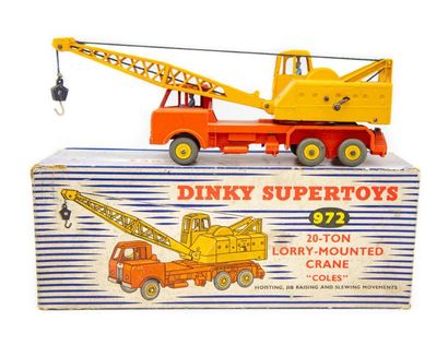 DINKY TOYS DINKY SUPERTOYS 1/43
Truck crane Coles ref. 972 BE to be cleaned
Original...