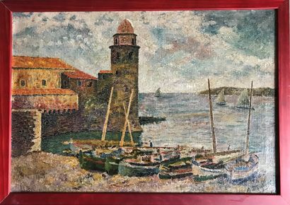 null A. DELABY - XXe

Bord de mer au donjon pointilliste

Huile sur toile

Signée...