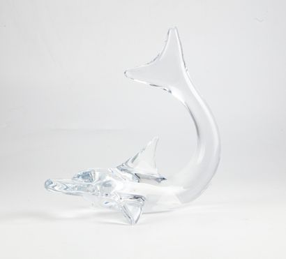 null DAUM - France 

Dauphin en cristal 

Signé

H. : 24 cm ; L. : 25 cm