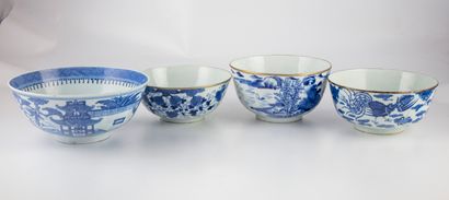 null CHINE

Ensemble de quatre grands bols en porcelaine émaillée bleu et blanc.