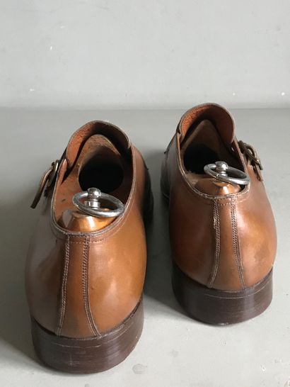 null J.M WESTON - Vintage

Paire de chaussures Derby à boucle en cuir gold

T: 10.1/2...