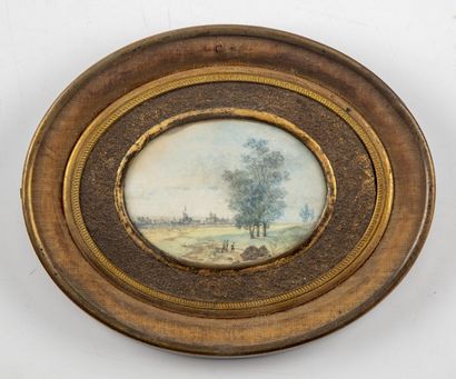 null ECOLE FRANCAISE du XIXe

Miniature à l'aquarelle

H. : 12 cm ; L. : 14,5 cm