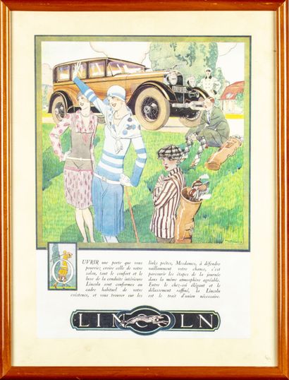 null Affiche publicitaire pour les voitures LINCOLN

33,5 x 23,5 cm

Encadré