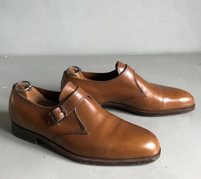 null J.M WESTON - Vintage

Paire de chaussures Derby à boucle en cuir gold

T: 10.1/2...