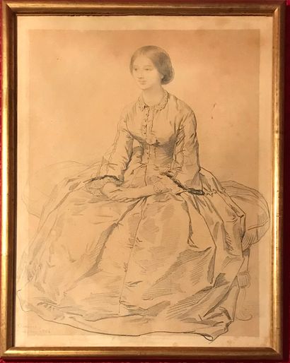 null Eugène DEVERIA (1805-1865)

Femme assise 

Dessin au crayon 

Porte une signature...