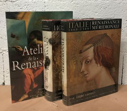 null Lot de 3 livres dont :

- Italie 1400-1460 Eclosion de la Renaissance par Ludwig...