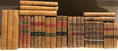 null Ensemble de livres du début du XIXe dont : Oeuvres de Lady Montague - Oeuvres...