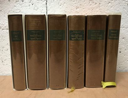 null Bibliothèque de la Pléiade

Ensemble de 6 volumes Littérature du XXe

- Proust...