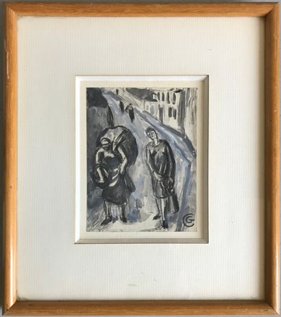 null Gio COLUCCI (1892-1974)

Personnages dans une rue

Aquarelle et gouache

Monogrammée...