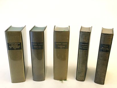 null Bibliothèque de la Pléiade

Ensemble de 5 volumes Littérature du XIXe

Chateaubriand...