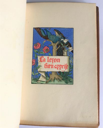 null FRANCE Anatole. La leçon bien apprise, Edition Ferroud (1922), In-12° broché,...