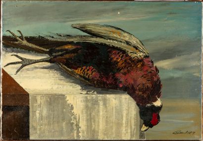 GAUTIEZ Pierre GAUTIEZ (1922-2006)

Still life with a pheasant

Oil on canvas, signed...