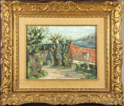 GRIBOVAL 
Roger GRIBOVAL - XXth





Spring in Saint-Martin de Boscherville





Oil...