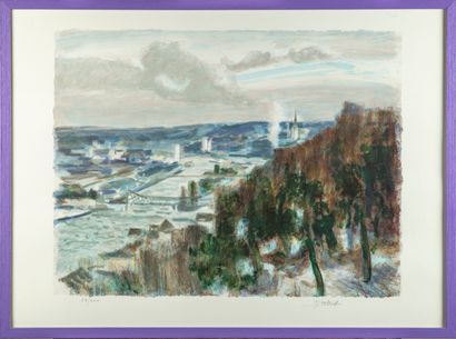 SEBIRE Gaston SEBIRE (1920-2001)

View of Rouen

Lithograph, signed lower right and...