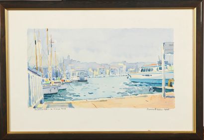 BRUN Pierre BRUN - XXth

Marseille - the old port

Watercolour signed and dated 1990...