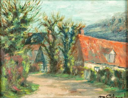 GRIBOVAL 
Roger GRIBOVAL - XXth





Spring in Saint-Martin de Boscherville





Oil...