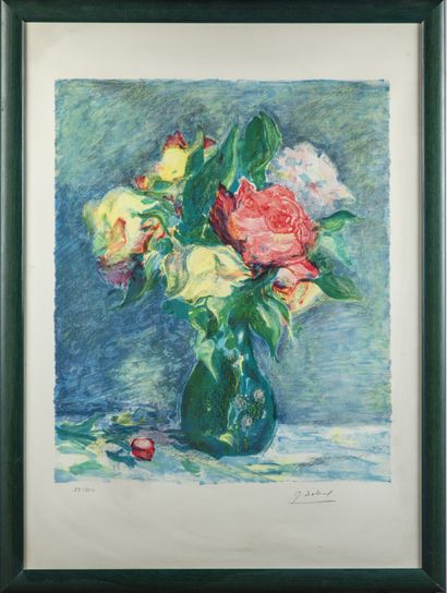 SEBIRE Gaston SEBIRE (1920-2001)

The Bouquet of Roses

Lithograph, signed lower...