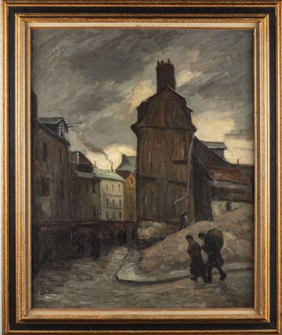 BORDES Leonard BORDES (1898-1969)

Street of Rouen 

Oil on canvas, signed lower...