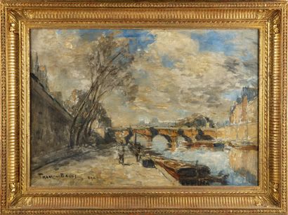 FRANK BOGGS 
Frank BOGGS (1855-1926)




Le Pont Neuf, Paris




Huile sur toile,...